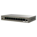 Switch 8 porturi Gigabit PoE, 1 x RJ45 Gigabit Uplink, 1 x SFP Gigabit Uplink - IP-COM - imagine 3