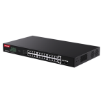 Switch 24 porturi Gigabit PoE, 2 x RJ45 Uplink Gigabit, 2 x SFP Gigabit, 1U - IP-COM - imagine 2