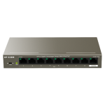 Switch 8 porturi Gigabit PoE, 1 x RJ45 Gigabit Uplink - IP-COM