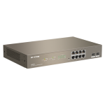 Switch 8 porturi Gigabit + 2 SFP, Cloud Management, montaj rack  - OEM G3310F - imagine 2