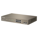 Switch 8 porturi Gigabit + 2 SFP, Cloud Management, montaj rack  - OEM G3310F - imagine 3