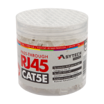 Mufa retea UTP RJ45cu trecere,8contacte,Cat.5E,borcan100buc-ASYTECH Networking RJ45-CAT5E-EZ-50U-JAR