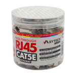 Mufa retea RJ45 cu trecere,ecranata,8pini,Cat.5E,set 100buc-ASYTECH Networking RJ45M-CAT5-EZ-50U-JAR