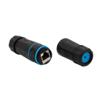 Cupla RJ45 prelungire cablu exterior UTP/FTP CAT6, IP68 - ASYTECH Networking RJ45-CON-CAT6-IP68