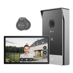Kit video-interfon, monitor tactil 7 inch, 2 fire, camera 2MP, IR 5m, SDcard, Wi-Fi6 - EZVIZ