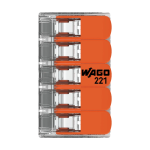 Conector derivatie 5 fire, max. 4 mm² (25 buc.) - WAGO - imagine 2