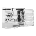 Conector compact de imbinare, 2 fire, max. 2.5 mm² (100 buc.) - WAGO - imagine 2