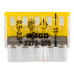Conector compact de imbinare, 5 fire, max. 2.5 mm² (100 buc.) - WAGO - imagine 2