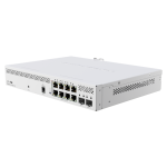 Switch, 8 x Gigabit PoE, 2 x SFP+ 10Gbps, Management - MikroTik - imagine 2