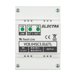 Doza derivatie video, BUS IN/OUT 1/1, 4 iesiri, conectori cu surub - Electra VCB.04SC3.ELGTL