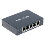 Switch 4 porturi POE (1 HiPoe + 3 POE) + 1 x RJ45, maxim 60W,- HikVision DS-3E0505HP-E