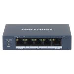 Switch 4 porturi POE (1 HiPoe + 3 POE) + 1 x RJ45, maxim 60W,- HikVision DS-3E0505HP-E - imagine 2