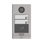 Post exterior videointerfon TCP/IP pentru 2 familii, IR, IK08 - UNV