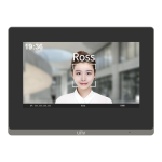 Monitor videointerfon TCP/IP, LCD TFT Touch Screeen 7 inch, PoE, WiFi - UNV