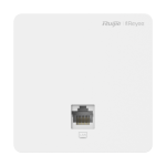 Access Point Wi-Fi 5, AC1300 Dual-Band, 2 dBi, 2 x RJ45 100 Mbps, PoE IN, Cloud Management - Ruijie