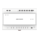 Distribuitor IP 2-wire, 6 porturi, montaj DIN, 24VDC - HikVision DS-KAD706Y - imagine 2