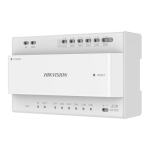 Distribuitor IP 2-wire, 6 porturi, montaj DIN, 24VDC - HikVision DS-KAD706Y - imagine 3