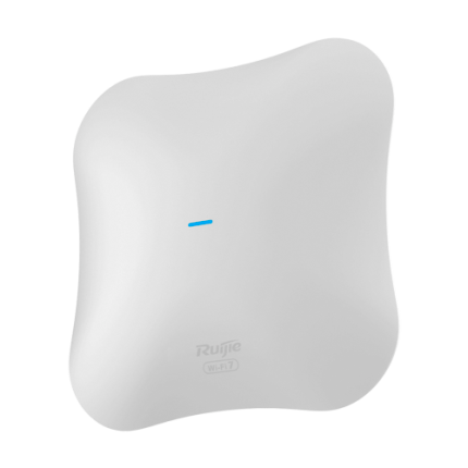 Access Point Wi-Fi 7, BE14000 Tri-Band, 1 x SFP+ 10G, 1 x RJ45 2.5G, PoE, Cloud Management - Ruijie