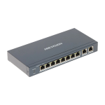 Switch 8 porturi 100 Mbps, PoE at/bf/bt, Smart Management - HIKVISION - imagine 2