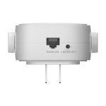 Wireless Extender Wi-Fi 4, 2.4 GHz, 1 x RJ45 10/100 Mbps, Cloud Management - Ruiie - imagine 3