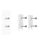 Smart Bracket pentru magnet DoorProtect, alb - AJAX - imagine 3