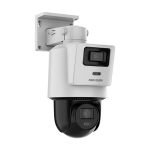 Camera IP 4MP+4MP Exterior LED/IR 30m Card, Mic, Difuzor, PoE - HikVision DS-2SE2C400MWG-E14-2.8/8mm - imagine 3