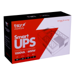 UPS 1000VA/600W, LED, AVR-Repornire automata, 8x Schuko, 2x RJ45, USB-B - TSY Power TSY-D-1K0-LED - imagine 5
