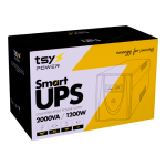 UPS TSY Power 2000VA/1200W LCD AVR Repornire Auto 4xSchuko 2xRJ45 1xUSB-B - TSY Power TSY-MP-2K0-LCD - imagine 3
