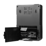 UPS 600VA/360W, LED, AVR, repornire automata, 6 Schuko, RJ45, USB-B - TSY Power TSY-D-0K6-LED - imagine 4