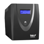 UPS TSY Power 2000VA/1200W LCD AVR Repornire Auto 4xSchuko 2xRJ45 1xUSB-B - TSY Power TSY-MP-2K0-LCD