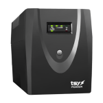 UPS TSY Power 2000VA/1200W LED AVR repornire automată 4x Schuko, 2x RJ45, 1x USB-B - TSY-MP-2K0-LED