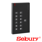 Cititor/Controler stand-alone cu tastatura si cititor, carcasa plastic - SEBURY