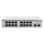 Cloud Smart Switch, 16 x Gigabit, 2 x SFP+ 10Gbps, 1U - Mikrotik - imagine 2
