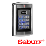 Controler stand-alone cu tastatura si cititor card, carcasa antivandal - SEBURY