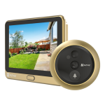 Vizor electronic smart, Wi-Fi, FullHD, monitor 4.3 inch, sonerie, acumulator 4600mAh, Auriu - EZVIZ