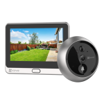 Vizor electronic smart, Wi-Fi, FullHD, monitor 4.3 inch, sonerie, acumulator 4600mAh, PIR - EZVIZ