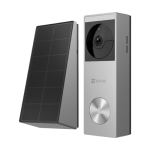 Sonerie video smart, Wi-Fi, 2K, Panou solar, acumulator 5200mAh, PIR, IR 6M, Stocare 32GB - EZVIZ