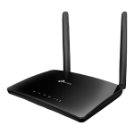 Router Wireless 4G, 2,4GHz 300 Mbps, 2 antene 4G/LTE externe detasabile - TP-LINK TL-MR6400 - imagine 2