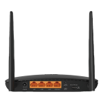 Router Wireless 4G, 2,4GHz 300 Mbps, 2 antene 4G/LTE externe detasabile - TP-LINK TL-MR6400 - imagine 3