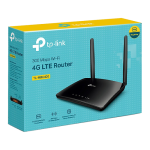 Router Wireless 4G, 2,4GHz 300 Mbps, 2 antene 4G/LTE externe detasabile - TP-LINK TL-MR6400 - imagine 4