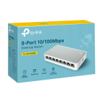 Switch 8 porturi 10/100Mbps, Desktop, plastic - TP-Link TL-SF1008D - imagine 5