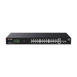 Switch 24 porturi PoE RJ45 Gigabit, 2 x RJ45 Gigabit, 2 x SFP Gigabit, Management, 1U - IP-COM