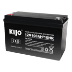 Acumulator Pb-acid AGM Deep Cycle, 12V, 100Ah, conector M8 - KIJO