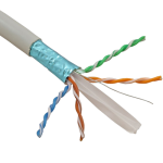 Cablu FTP cat 6E, cupru integral, manta LSZH 305m - ELAN ELN-FTP-6-CU