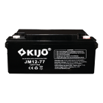 Acumulator Pb-acid AGM Deep Cycle, 12V, 77Ah, conector M8 - KIJO - imagine 2