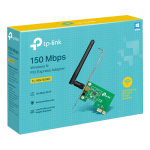 Placa de retea Wi-Fi 4, 2.4 Ghz, 150Mbps, 2dBi, PCI Express - TP-LINK - imagine 2