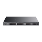 Switch PoE 48 porturi Gigabit, 4 SFP, buget PoE 384W - TP-LINK TL-SG3452P