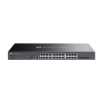 Switch 24 porturi Gigabit, 4x 10G SFP, UPS, L2+ Managed - TP-LINK TL-SG3428X-UPS
