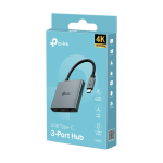 Hub USB-C 3-in-1, 1 x USB-C PD 100W, 1 x USB-A 5Gbps, 1 x HDMI 4K@60Hz - TP-Link - imagine 2