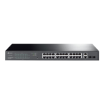 TP-LINK TL-SG1428PE 28-Port Gigabit Easy Smart Switch 24× Gigabit PoE+ 2× Gigabit Non-PoE RJ45 2x Gigabit SFP Slots 250W budget